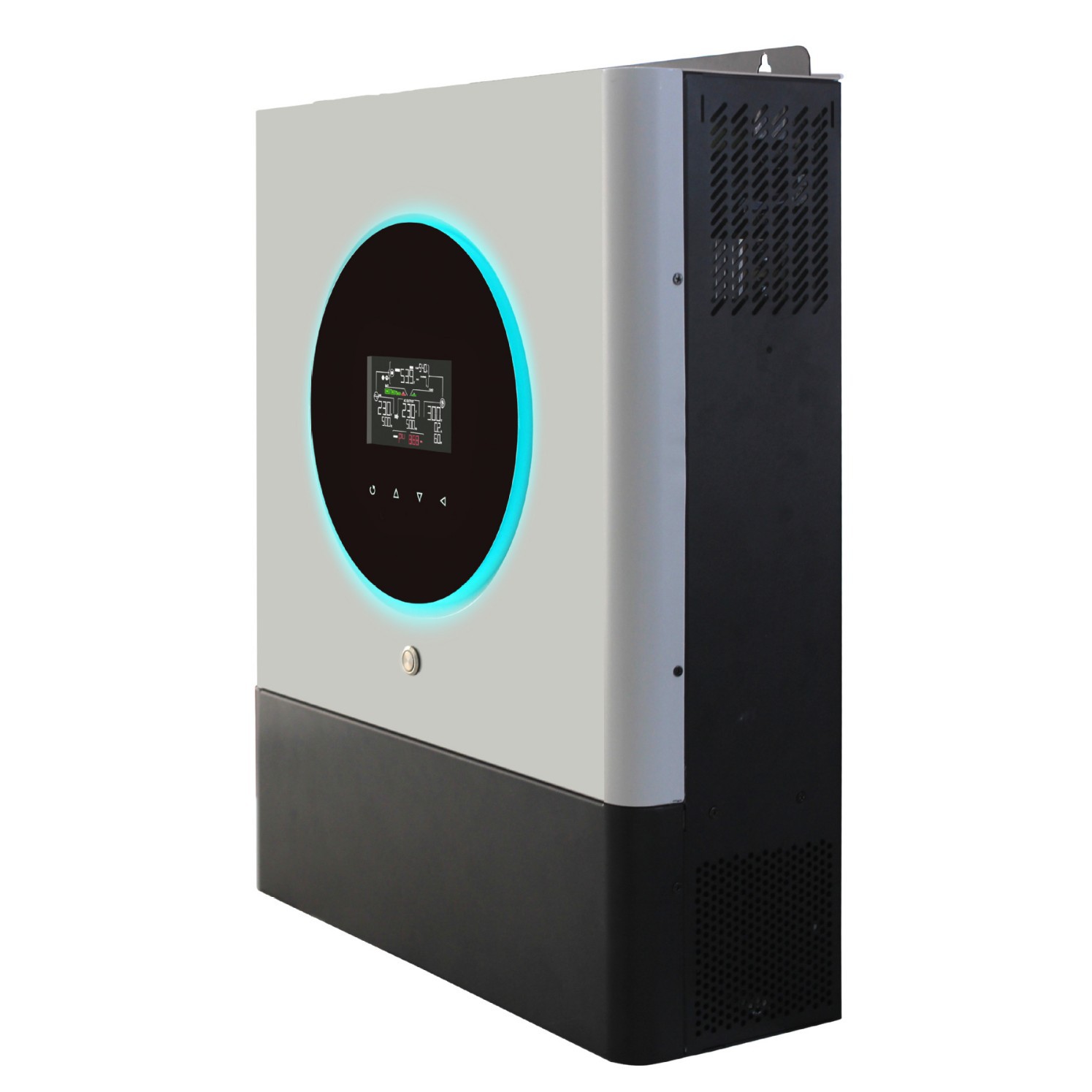Inversor solar fotovoltaico 8KW11KW controlador inverso de alta frecuencia integrado MPPT 160A energía solar doméstica