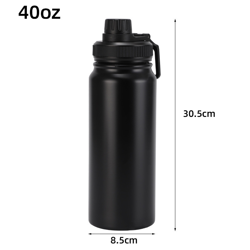 Transfronterizo 304 acero inoxidable espacio hervidor de vacío de doble capa taza de aislamiento de vacío de gran capacidad taza de agua deportiva portátil al aire libre al por mayor image 12