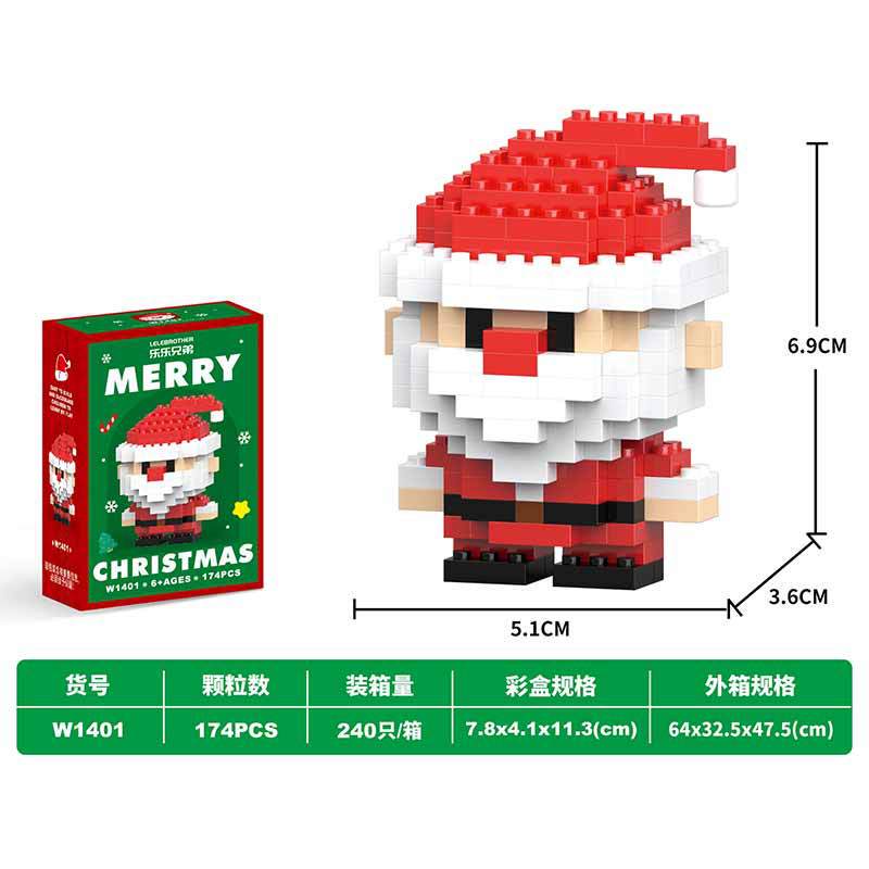 国境を越えた人気は積み木の小さな粒子と一緒に雪だるまを作ったクリスマスヘラジカのクリスマスプレゼント子供のおもちゃ卸売り|undefined