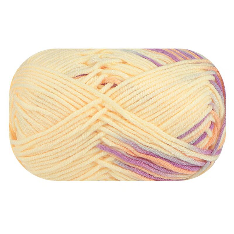 Big Dyeing House Five-strand Milk Cotton Long-section Dyeing Wool Hook Hat Blanket Scarf Clothes Line
