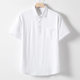Dad's summer linen T-shirt men's clothing middle-aged and elderly loose lapel half sleeve middle-aged men's summer cotton and linen material short sleeve