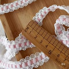 木耳邊花邊輔料立邊彈力荷葉邊蕾絲婚紗色飾品b手工領口材料