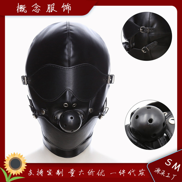 Factory wholesale sexy adult bondage headgear