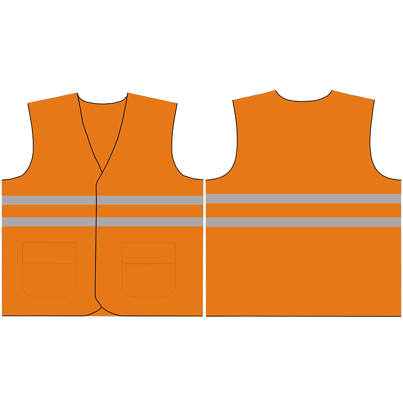 Clip de caballo de algodón rojo y amarillo chaleco reflectante eléctrico chaleco rojo jefe de trabajo guardián especial oficial de seguridad