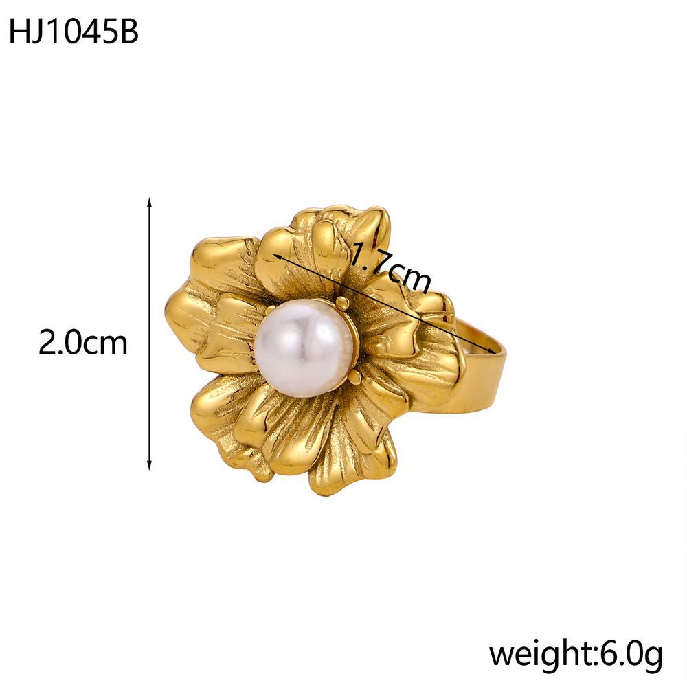 Stainless Steel Gold Color  Ring