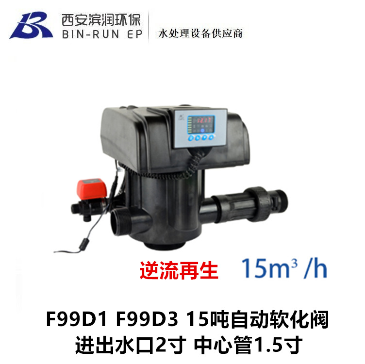 润新15吨自动软化阀F99D1 F99D3进出水口2寸 中心管1.5寸逆流再生