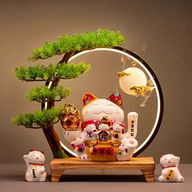 流水摆件;香炉;招财摆件