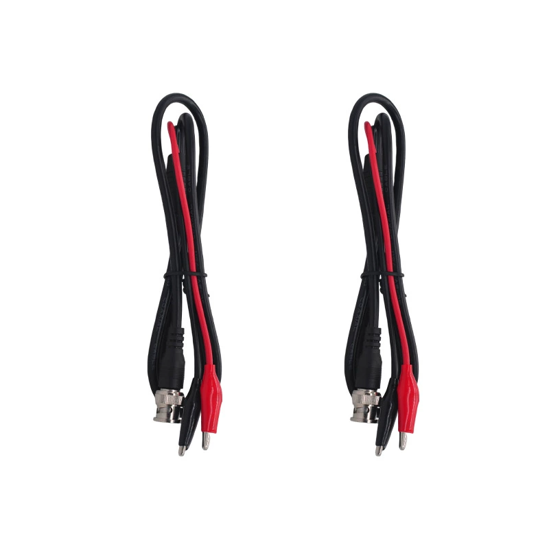 BNC Two Crocodile 2m Ostellar Test Line BNC Jumper Coaxial Cable Video Cable