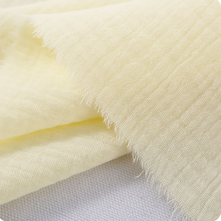 Proveedores de China al por mayor enrollamiento ecológico 100% algodón gaza tela de ropa de bebé