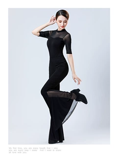 形体服女套装形态礼仪名媛模特走秀训练服练功服导师服美背阔腿裤