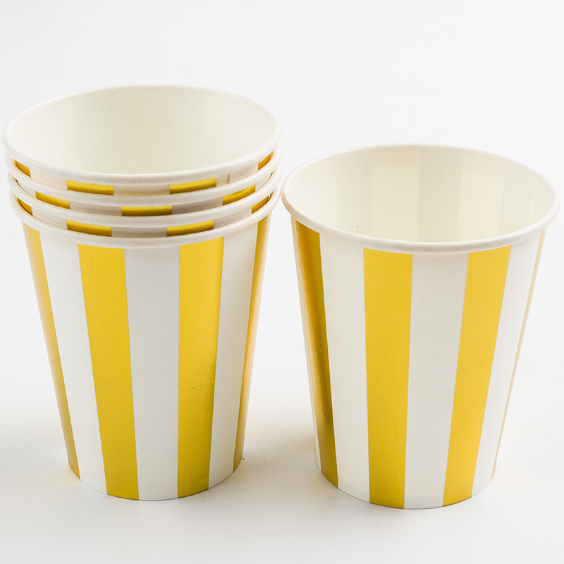 흰색 배경에 브론징 줄무늬; 하나; 진 구이 FKO