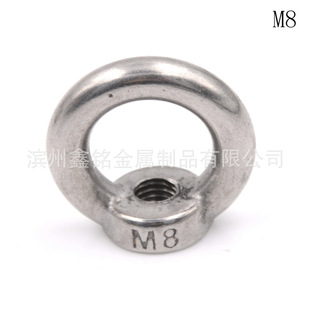 Stainless steel 304 316 DIN582 marine heavy-duty eye nut wire rope ring rigging cross-border source