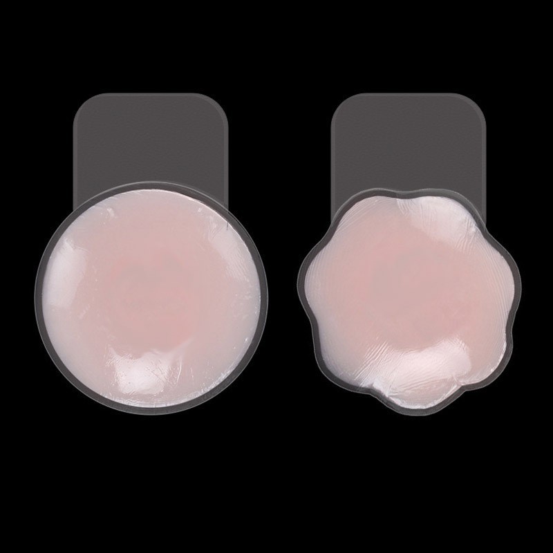 Pegatinas de pecho de silicona anti-Bump invisible elevación pecho pegatinas anti-exposición pegatinas mujeres boda ropa interior de la boda pecho mareos transpirable