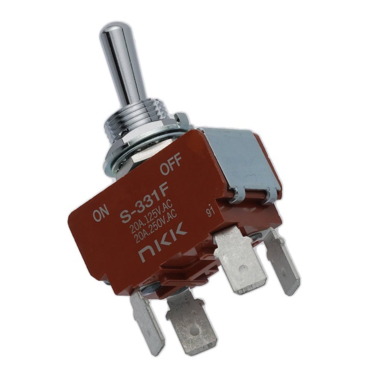 日开nkk快插端子钮子开关S-331F