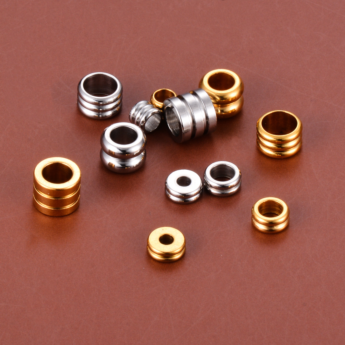 Plating Craft 50 PCS/Package     Geometric Spacer Bars