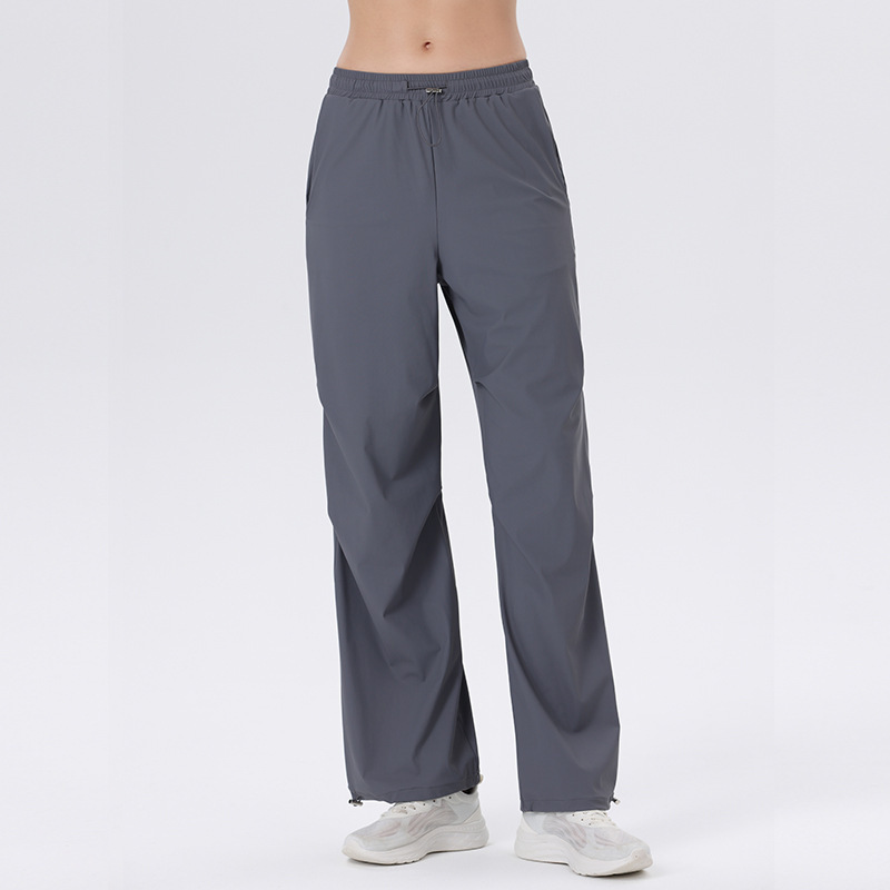 European and American Loose Wide-leg Overalls Training Yoga Clothing Sunscreen Sports Pants Women's Jogger Running Fitness Pants