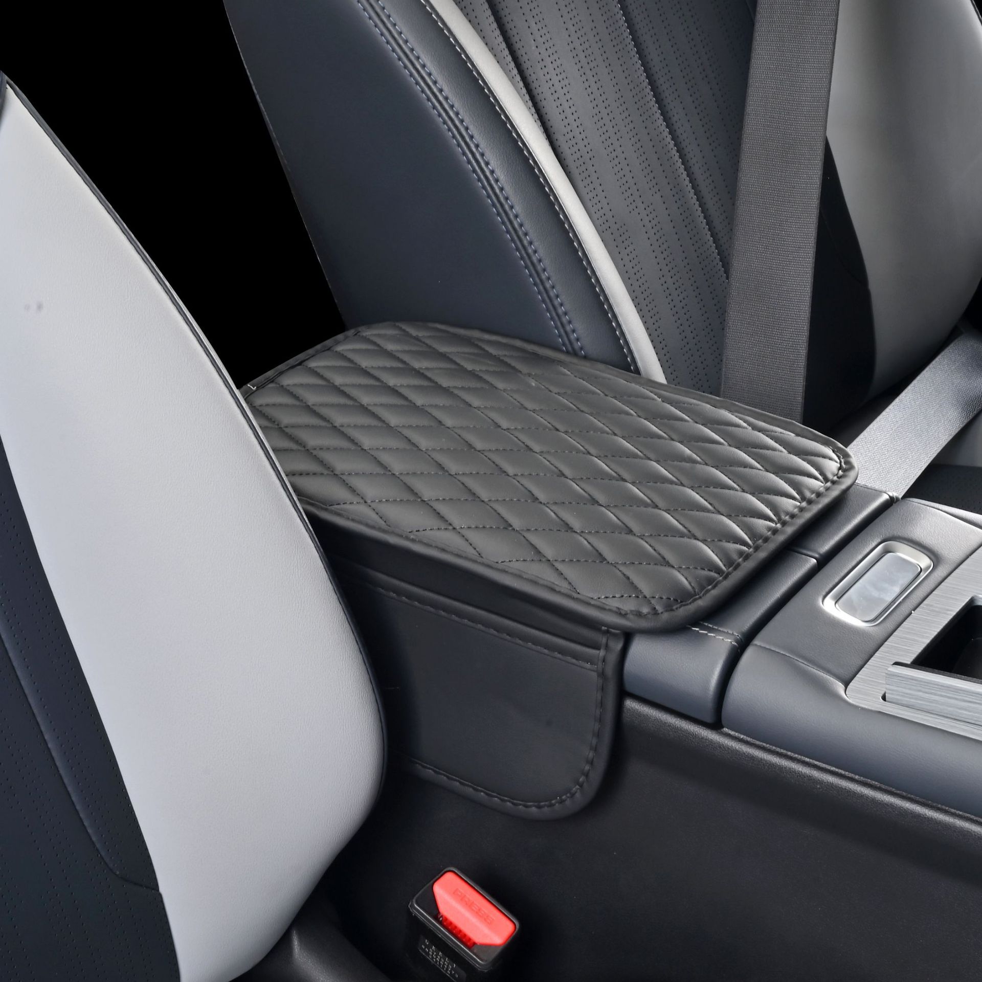 Cross-Border Universal Car Armrest Box Pad, Multi-Functional Storage Bag, Car Armrest Box Protective Pad, Breathable Version