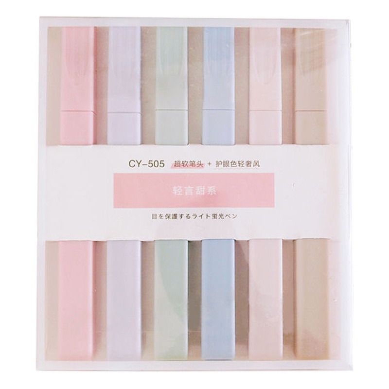 Fábrica al por mayor Morandi highlighter ins retro marcado pluma estudiante clave mano cuenta marcado pluma traje