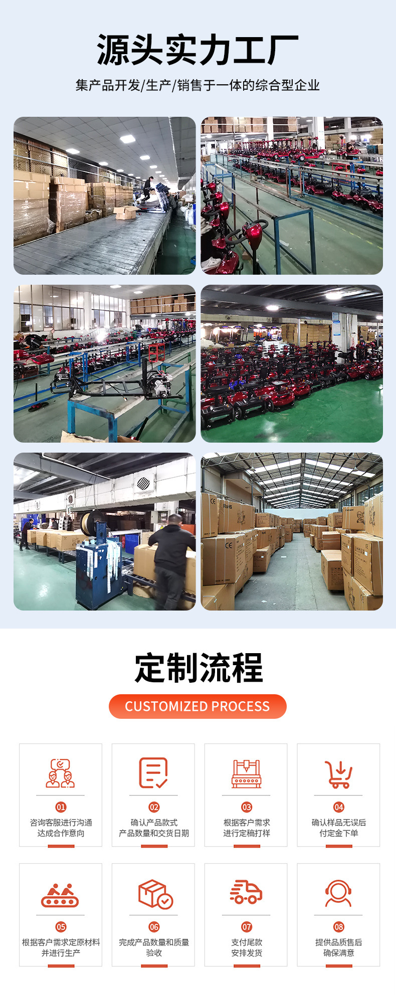 Folding Mobility Scooter Cross-Border Export Household Small Four-Wheeler Elderly Electric Vehicle Disabled Anti-Fall Moped