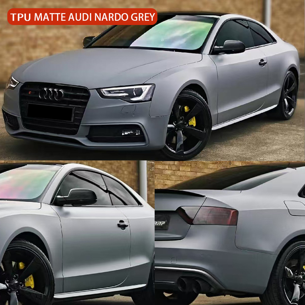 Axxpel Ultra-Matte Multi-Gray Tpu Car Paint Color-Changing Protective Film Ppf Heat Repair Scratch Protection