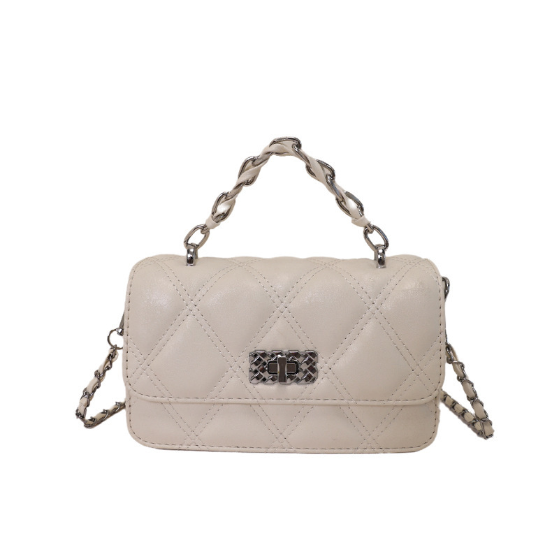 Xiaoxiang estilo de cadena de diamond bolso pequeño bolso de mujer de verano nuevo bolso de moda estilo diario simple bolso cuadrado image 8