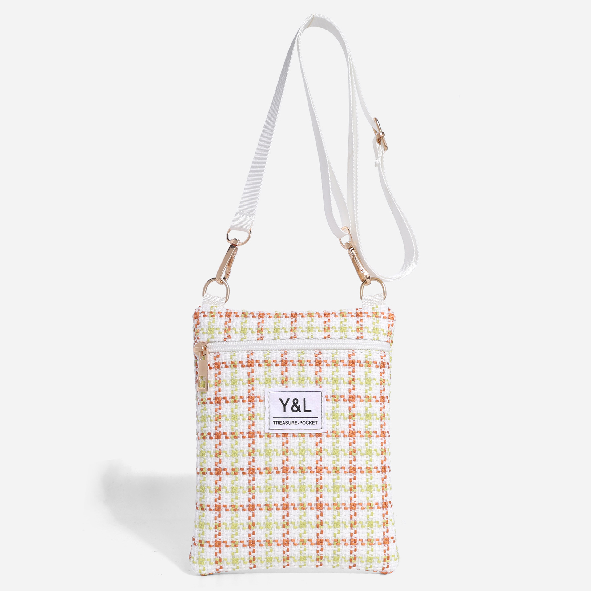 Tejido de encaje rugoso tela de celosía damas mini hombro mochila bolso móvil correa de hombro mini bolso pequeño