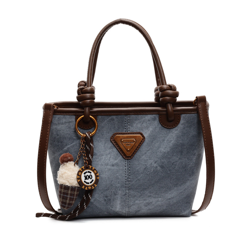 Trendy Versatile Handheld Bucket Bag Women's Casual Shoulder Bag_voghion.com