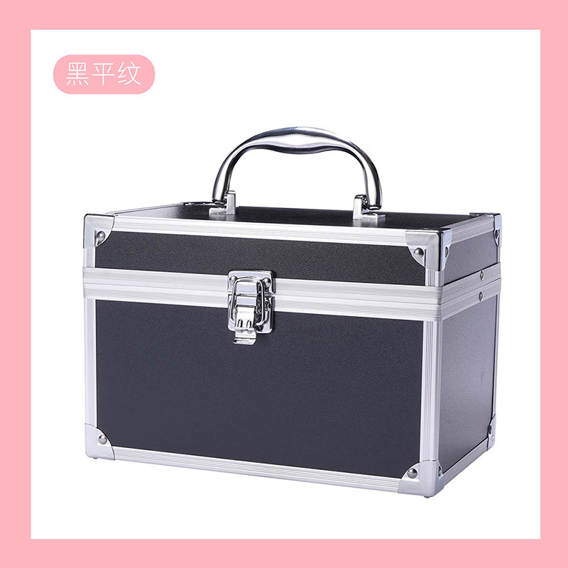 Juego profesional de orejas y masaje de pies KTV caja de herramientas práctica caja de cosméticos con espejo de doble capa abierta única caja de almacenamiento de pestañas de belleza