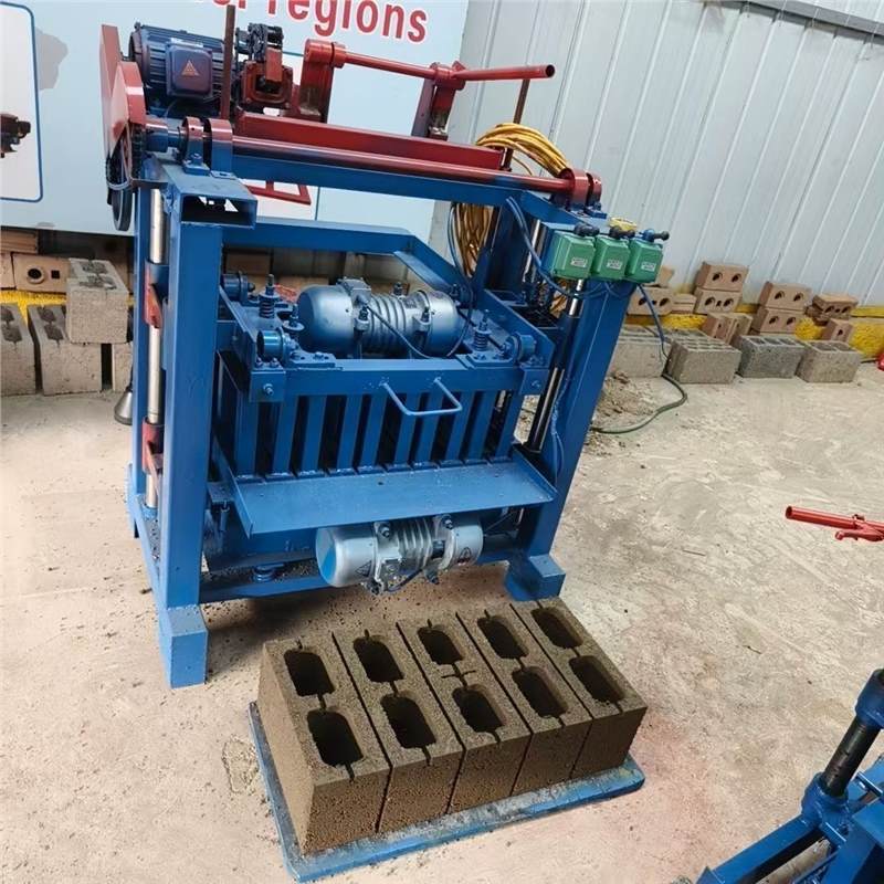 高效电动彩色水泥砖机工地转机模具混凝土建筑砖机砌块砖机制砖机