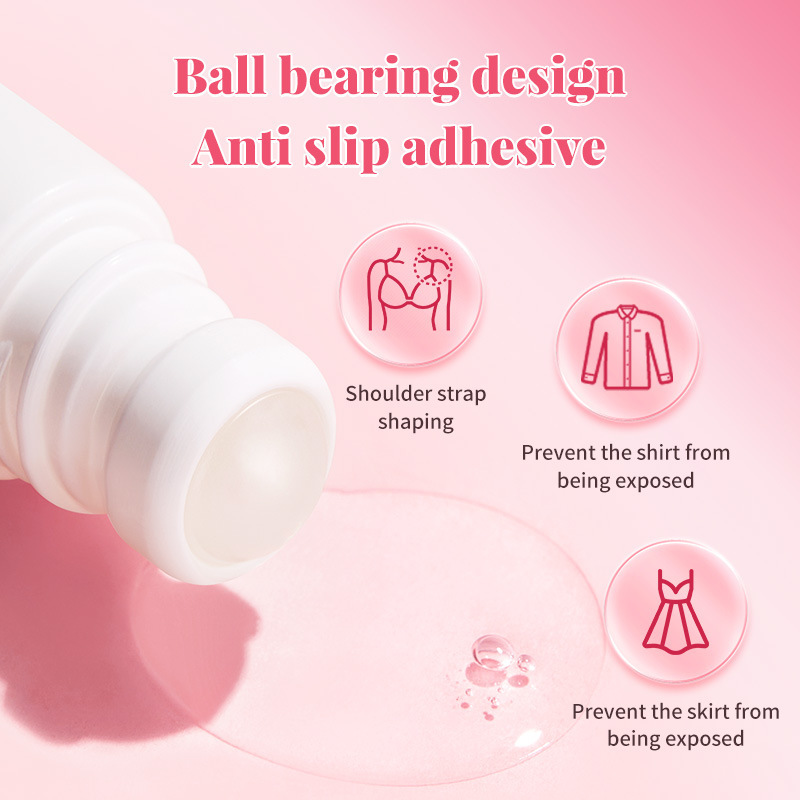 LifeGirls pegamento antideslizante natural invisible ligero transpirable y duradero collar de cuello bajo conformación anti-dopaje