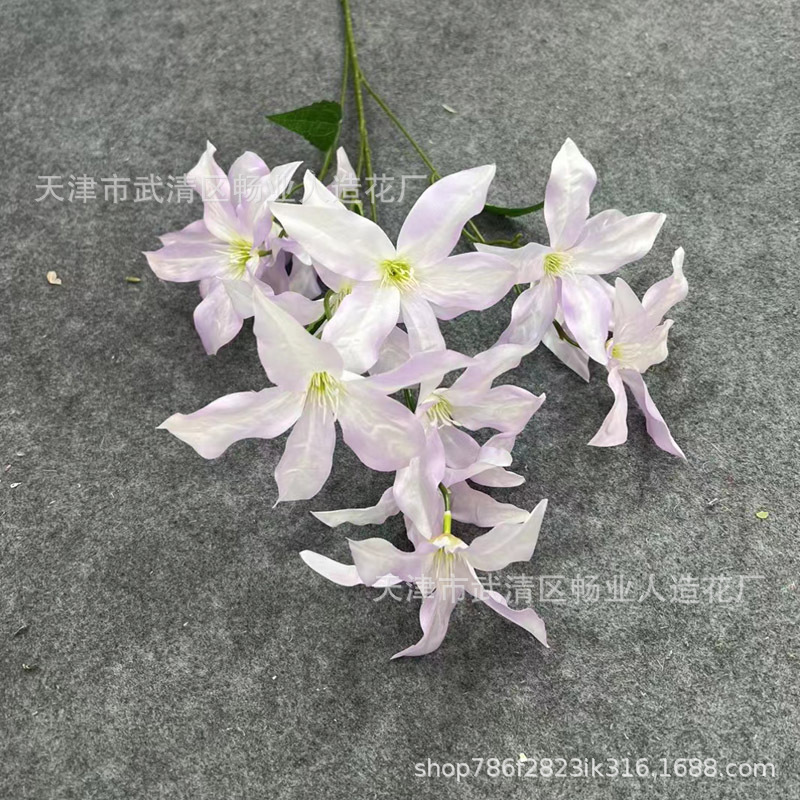 12 헤드 갈랜드 백합 라이트 퍼플