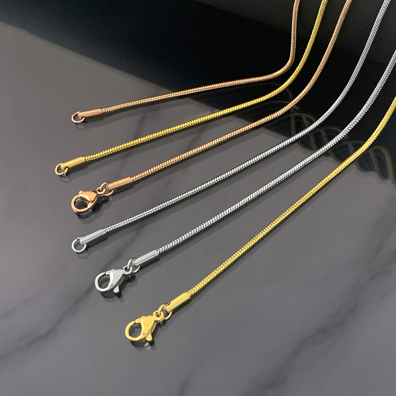Stainless Steel Material Fashion Geometric Stainless Steel Plating Necklace 1 Piece
