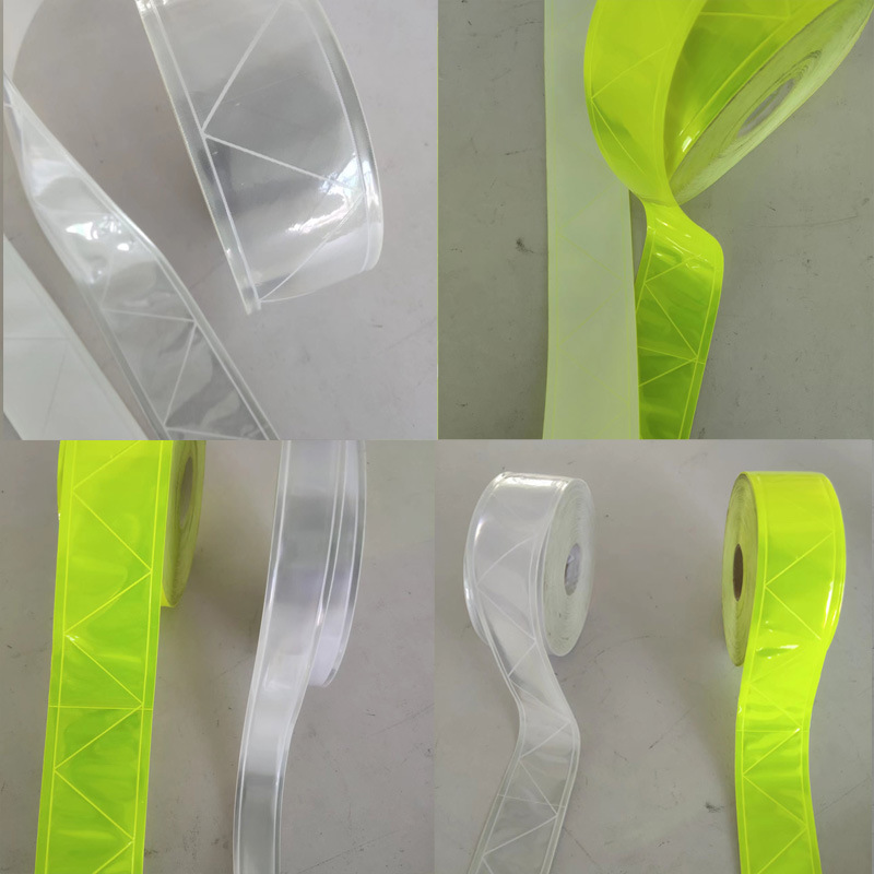 高亮箱包背胶缝纫反光条服装安全警示反光晶格带耐摩擦反光晶格条