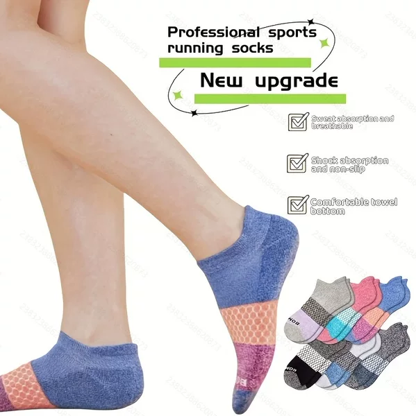 Wholesale Dropshipping Aliexpress Cross-Border New Ankle Socks Unisex Running Socks Multi-Color No Cross-Border Shipping