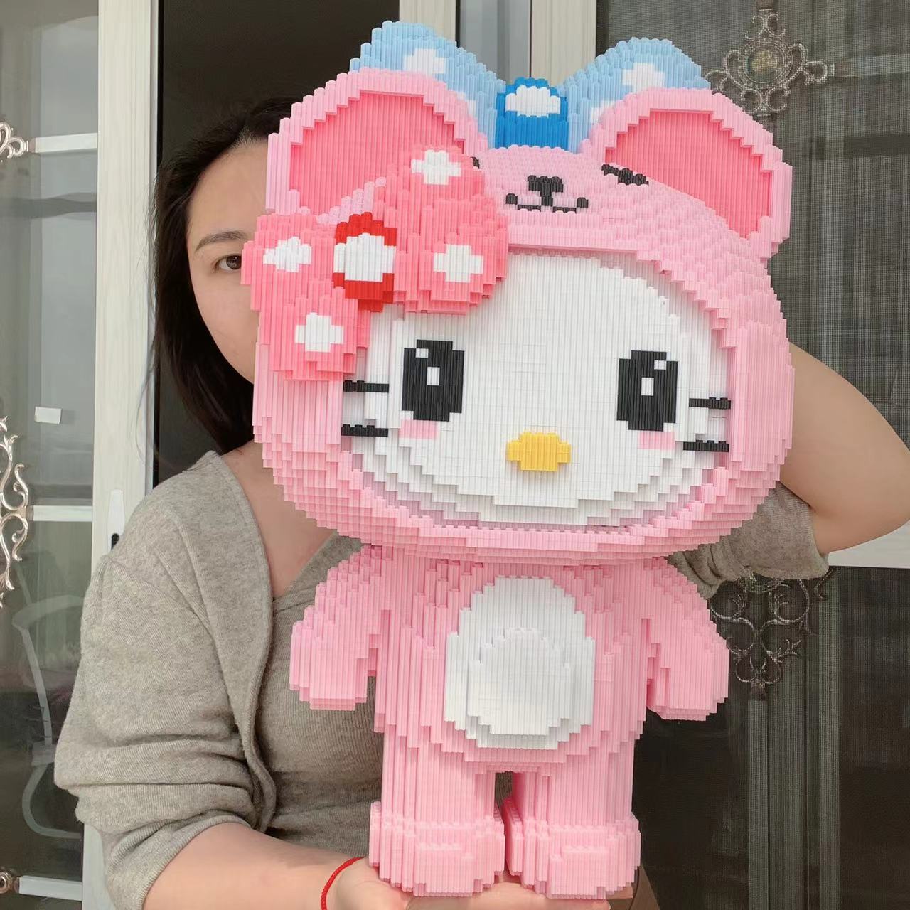 레고 작은 입자와 호환되는 초대형 네롱 빌딩 블록 조립 어린이 교육 장난감 소년 소녀 선물 시리즈 도매