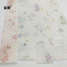 复古印花金丝雪纺纱丝带布带 手工diy发饰材料发夹发箍蝴蝶结配件