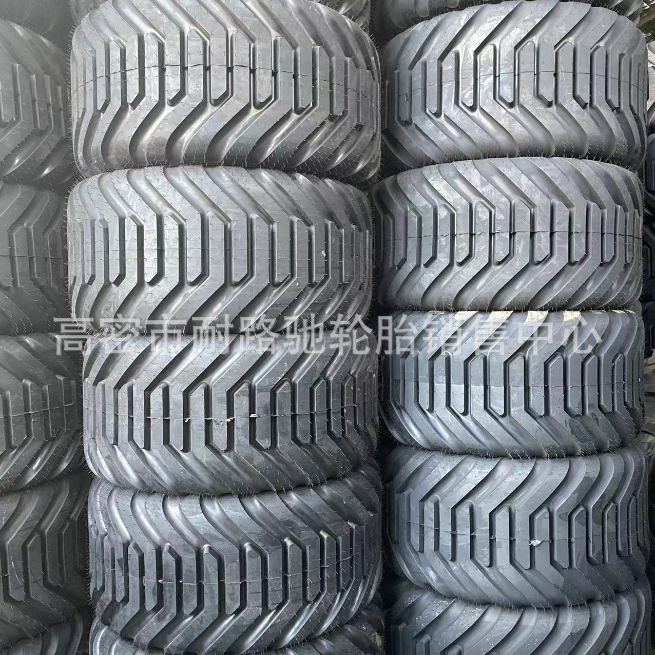 前进500/45-22.5轮胎真空打捆机 方捆 圆捆打包机 拖车带钢圈