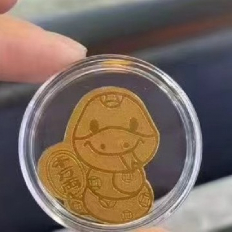 純金 999 携帯電話ステッカー ゴールド 2mg プリンセス、お金持ちになってください、お金の宝庫、お金の神、クリエイティブなステッカー ギフト|undefined