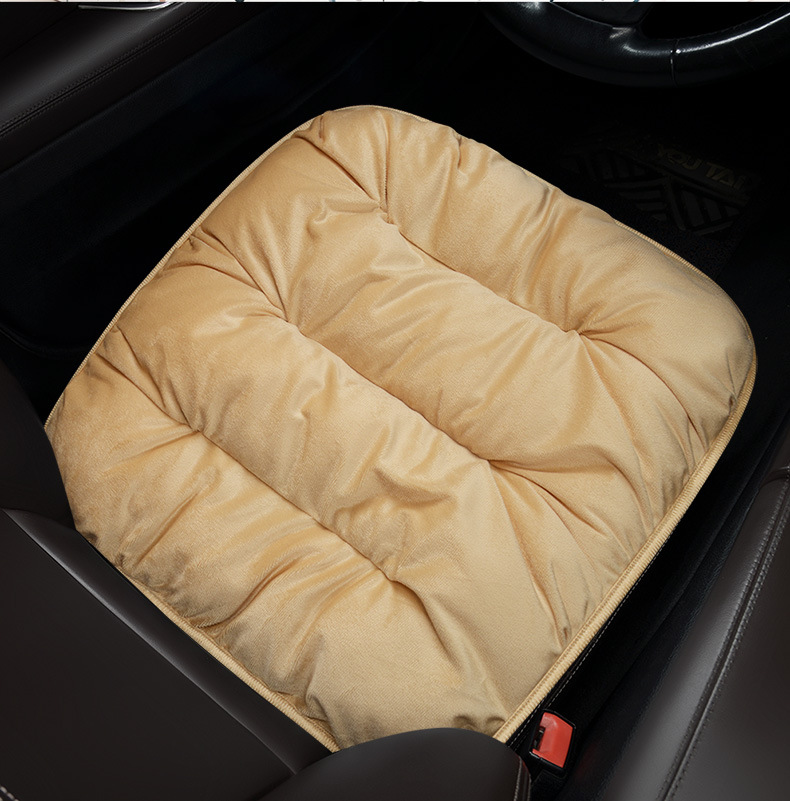 Daifa car cushion winter plush seat cushion thickened rear row Universal New Single piece square cushion feather velvet seat cushion