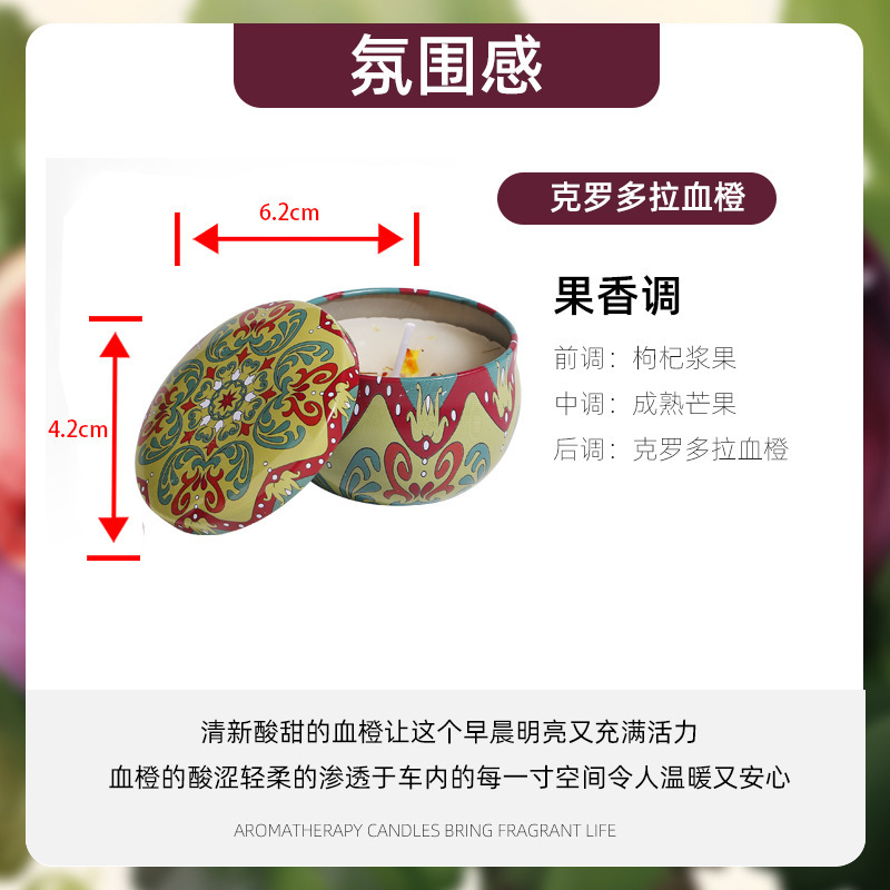 铁罐蜡烛大豆蜡香氛干花熏香蜡烛跨境手工香薰蜡烛杯批发|undefined
