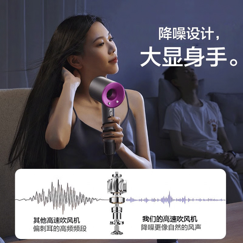 爆款家用电器华强北五风嘴高速吹风机护发速干负离无五叶吹风筒|undefined