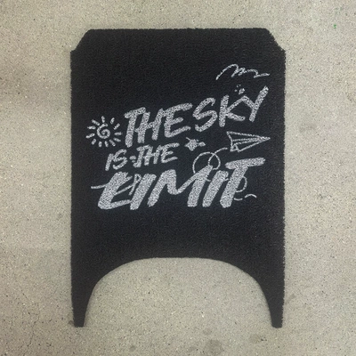 No.9 M1 85 electric scooter Electric vehicle foot mat - the-sky-has-no-limits-no9-m1100m185