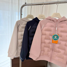 秋东季新款一件代发！MPP中大童慕斯绒拼接棉服外套101437