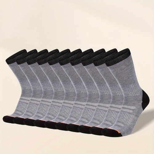 Autumn/Winter Japanese men's medium-calf socks, solid color anti-odor, sweat-absorbent shaping basketball socks, sports socks, black and white long socks