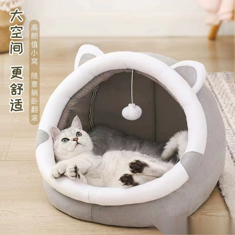Новый гнездовый домик четырех сезонов GiGi кот, кошачий домик, домик для собаки, летний коттедж, полупри закрытый домик, одноразовая доставка