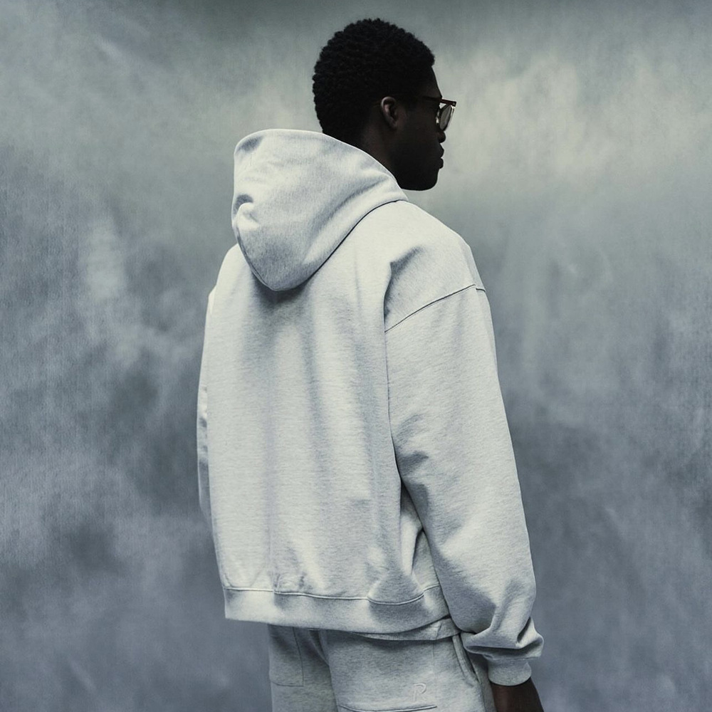 REPRESENT R Letter Embroidery Base Collar Couple Casual Hooded Sweater