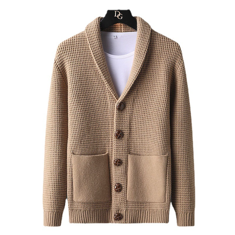 Демисезон cardigan, мужской модный вязаный свитер, (Cross-border trading), корейский стиль