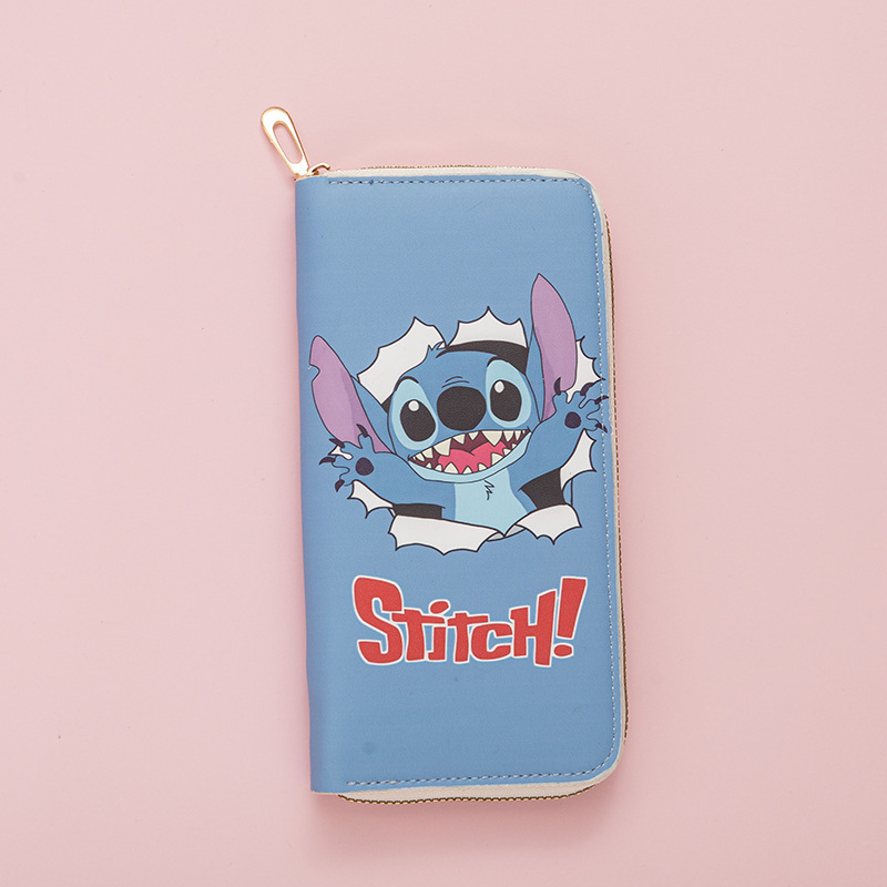 2025 New Fashion Long Wallet Stitchai Zipper Printed Student Cartoon Wallet Coin Purse Card Bag 2025 New Fashion Long Wallet Stitchai Zipper Printed Student Cartoon Wallet Coin Purse Card Bag