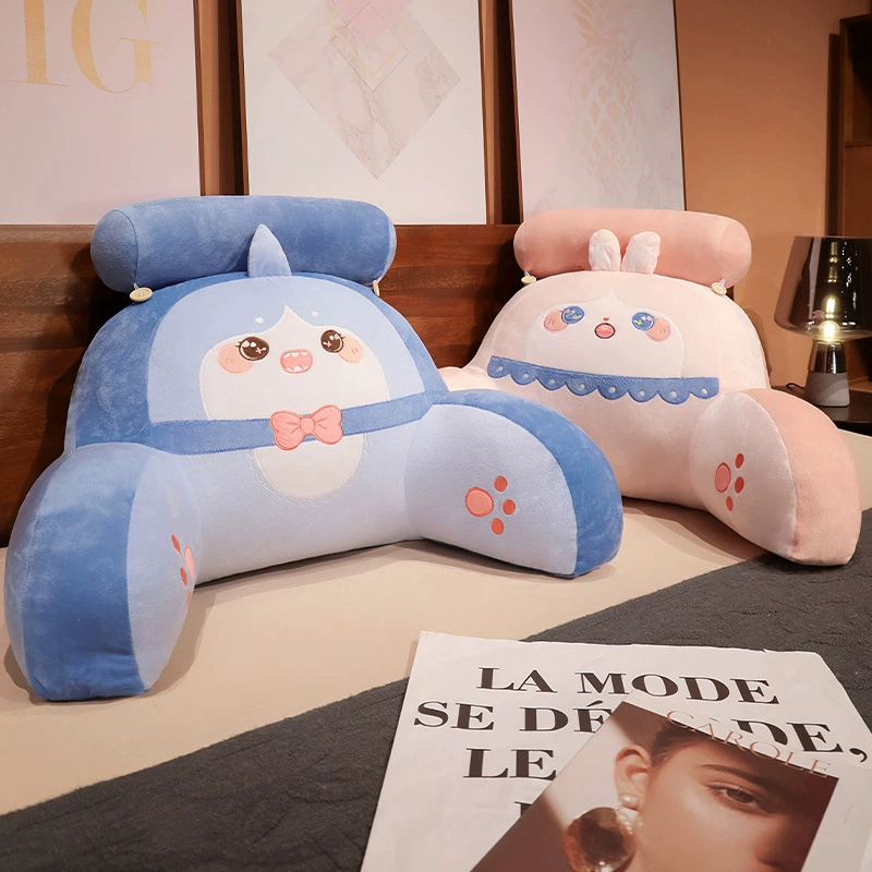 Cartoon universal sofa with animals for bed for sleep, pillow
