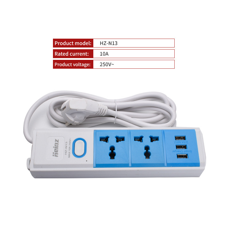 Jack multifuncional africano multipropósito tres cuatro cinco 345 filas de color mezclado multi-USB enchufe de fila de carga